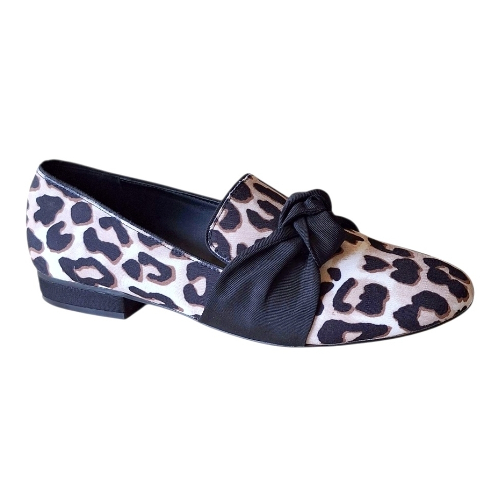 Violet & Claire Leopard Print Flats Loafer Business Casual 10
